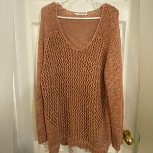 Maurices See Through Long Sleeve Top
